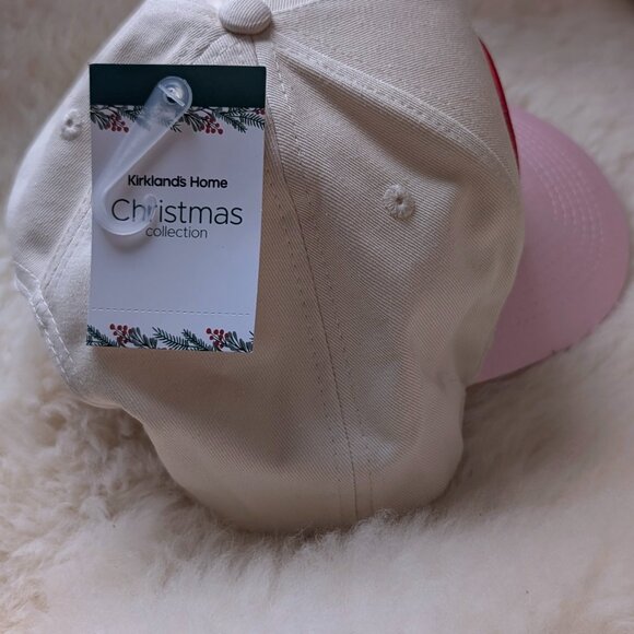 Santa’s Favorite Trucker Hat – Pink & White Snapback, Christmas Hat - NWT - Picture 6 of 8